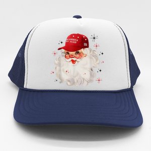 Make America Great Again Pro Trump Santa Christmas Trucker Hat