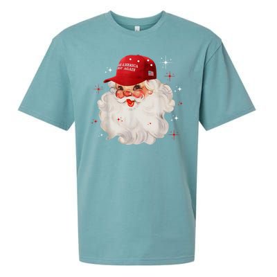 Make America Great Again Pro Trump Santa Christmas Sueded Cloud Jersey T-Shirt