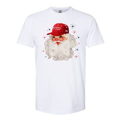 Make America Great Again Pro Trump Santa Christmas Softstyle CVC T-Shirt