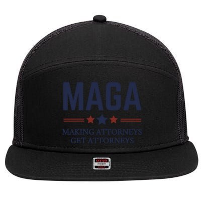 Making Attorneys Get Attorneys Maga 7 Panel Mesh Trucker Snapback Hat