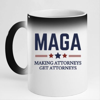 Making Attorneys Get Attorneys Maga 11oz Black Color Changing Mug