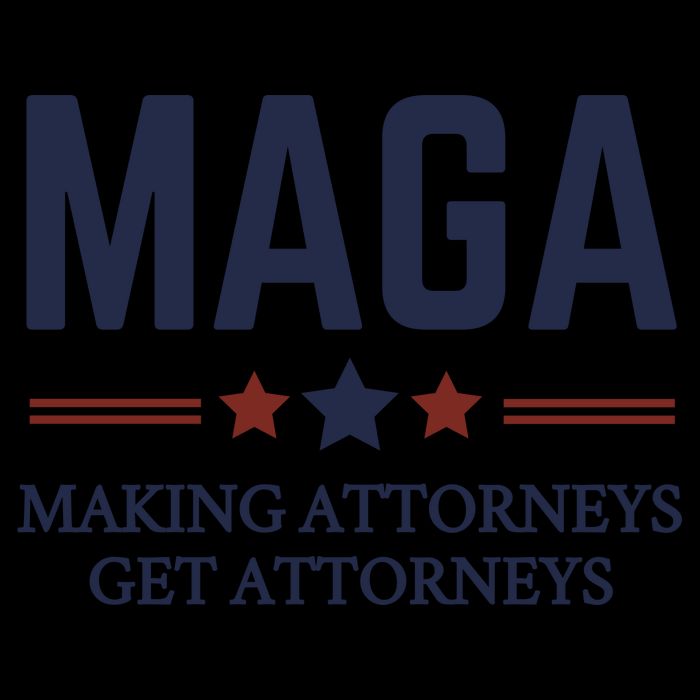 Making Attorneys Get Attorneys Maga 7-Panel Snapback Hat