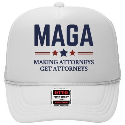 Making Attorneys Get Attorneys Maga High Crown Mesh Back Trucker Hat