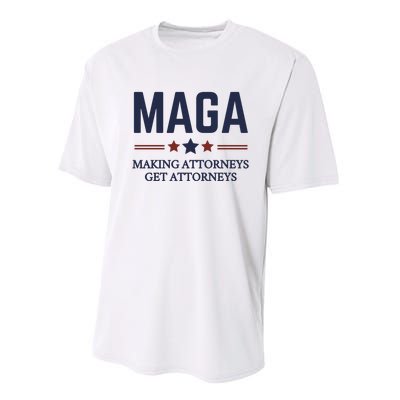 Making Attorneys Get Attorneys Maga Performance Sprint T-Shirt