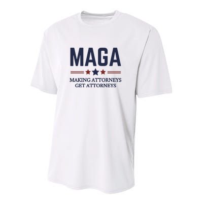 Making Attorneys Get Attorneys Maga Youth Performance Sprint T-Shirt