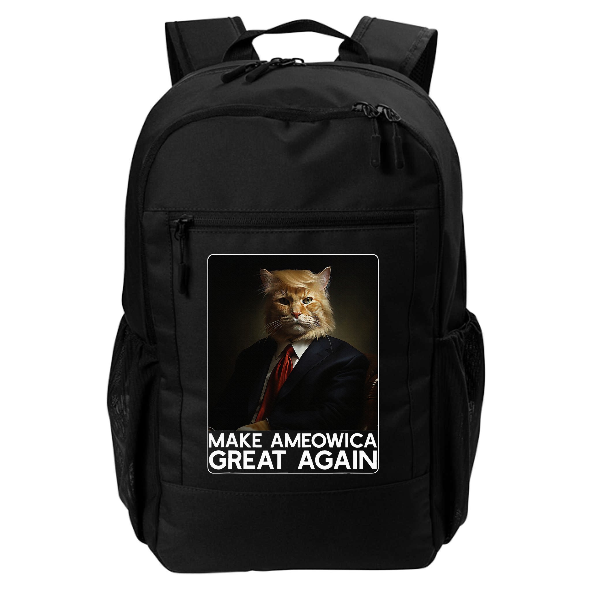 Make Ameowica Great Again Funny Donald Trump Cat Meme Backpack