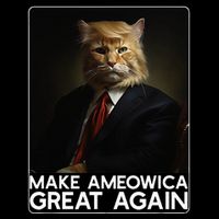 Make Ameowica Great Again Funny Donald Trump Cat Meme Backpack