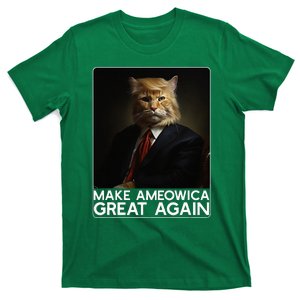 Make Ameowica Great Again Funny Donald Trump Cat Meme T-Shirt