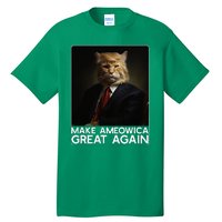 Make Ameowica Great Again Funny Donald Trump Cat Meme Tall T-Shirt