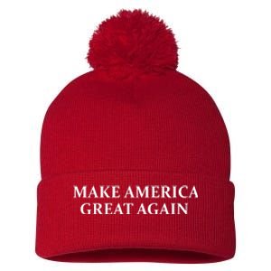 Make America Great Again Red Hats For Trump Pom Pom 12in Knit Beanie