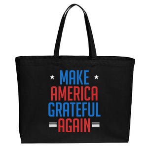 Make America Grateful Again Cotton Canvas Jumbo Tote