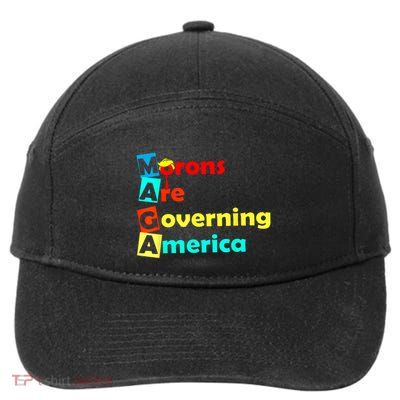 Morons Are Governing America 7-Panel Snapback Hat