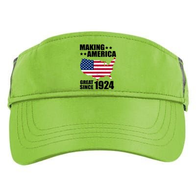 Making America Great Since 1924 Birthday Adult Drive Performance Visor