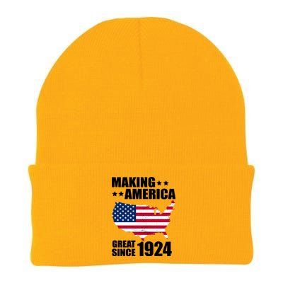 Making America Great Since 1924 Birthday Knit Cap Winter Beanie