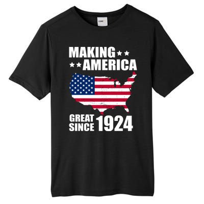 Making America Great Since 1924 Birthday Tall Fusion ChromaSoft Performance T-Shirt