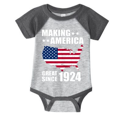 Making America Great Since 1924 Birthday Infant Baby Jersey Bodysuit