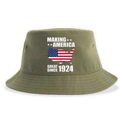 Making America Great Since 1924 Birthday Sustainable Bucket Hat