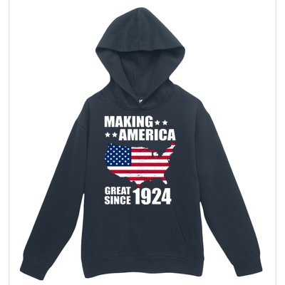 Making America Great Since 1924 Birthday Urban Pullover Hoodie