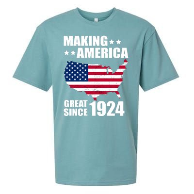 Making America Great Since 1924 Birthday Sueded Cloud Jersey T-Shirt