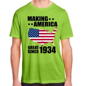 Making America Great Since 1934 Birthday Adult ChromaSoft Performance T-Shirt