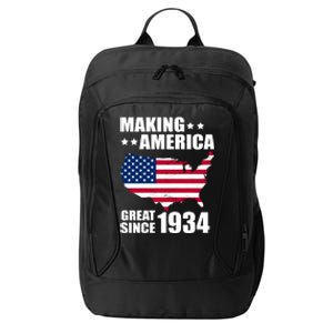 Making America Great Since 1934 Birthday City Backpack