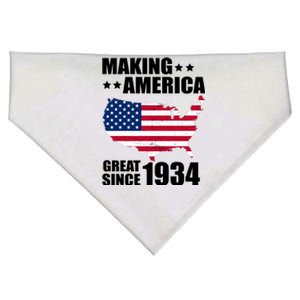 Making America Great Since 1934 Birthday USA-Made Doggie Bandana