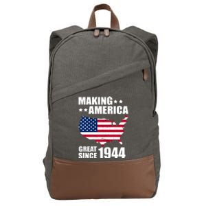 Making America Great Since 1944 Birthday Cotton Canvas Backpack