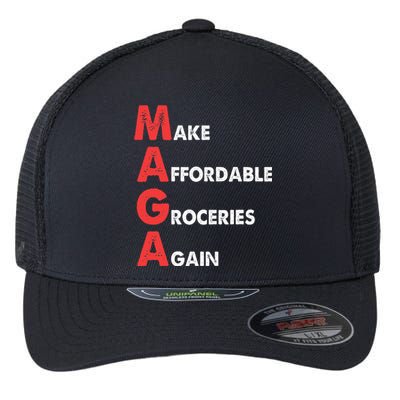 Make Affordable Groceries Again M.A.G.A Design Flexfit Unipanel Trucker Cap