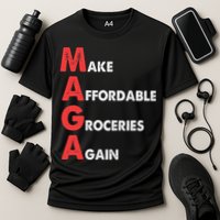 Make Affordable Groceries Again M.A.G.A Design Cooling Performance Crew T-Shirt