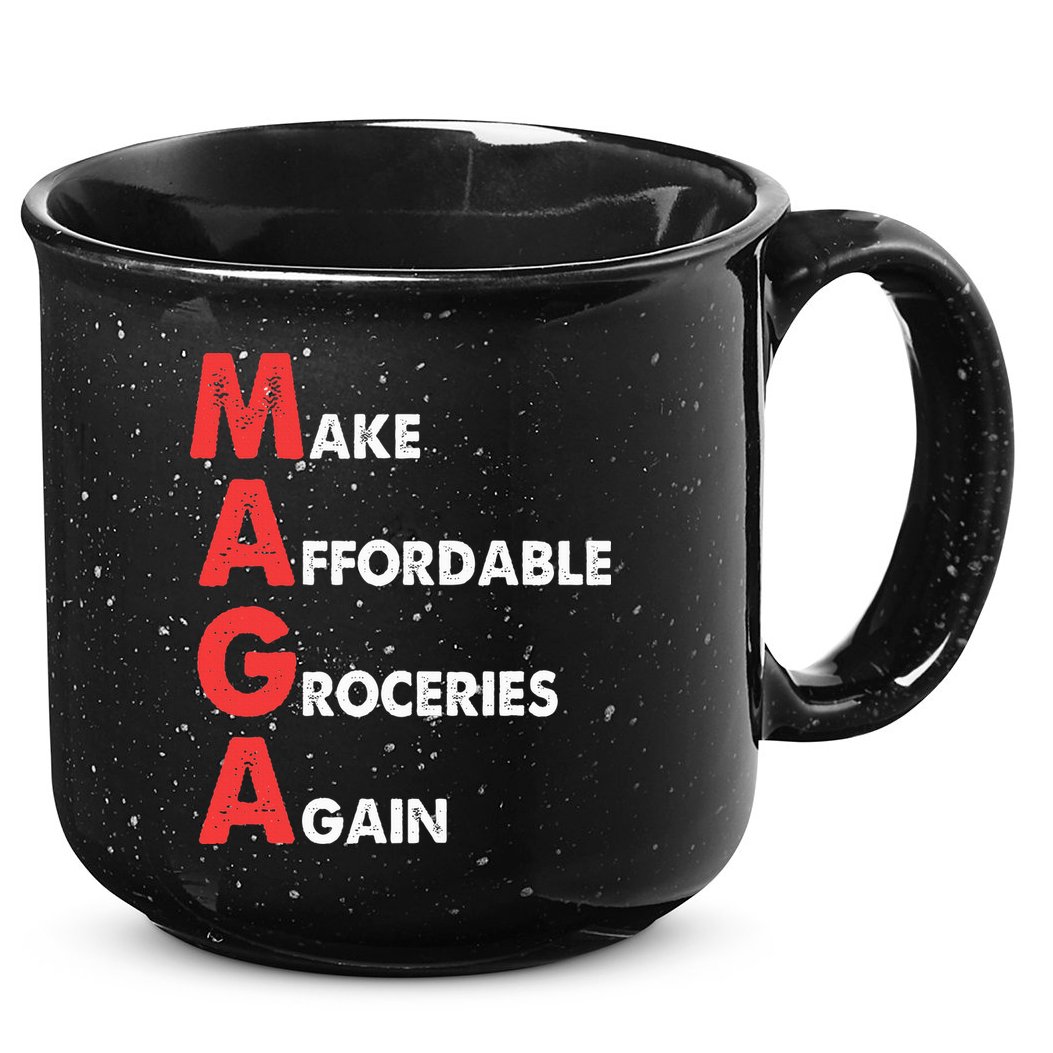 Make Affordable Groceries Again M.A.G.A Design 15oz Campfire Ceramic Mug