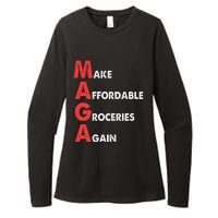 Make Affordable Groceries Again M.A.G.A Design Womens CVC Long Sleeve Shirt