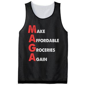 Make Affordable Groceries Again M.A.G.A Design Mesh Reversible Basketball Jersey Tank