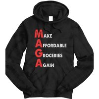 Make Affordable Groceries Again M.A.G.A Design Tie Dye Hoodie