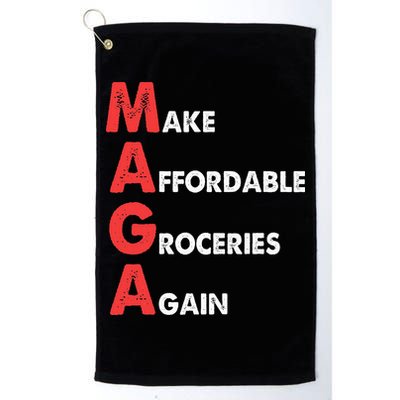 Make Affordable Groceries Again M.A.G.A Design Golf Towel