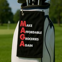 Make Affordable Groceries Again M.A.G.A Design Golf Towel