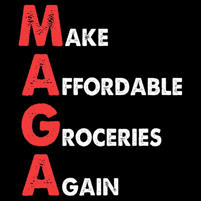 Make Affordable Groceries Again M.A.G.A Design Short Acrylic Beanie