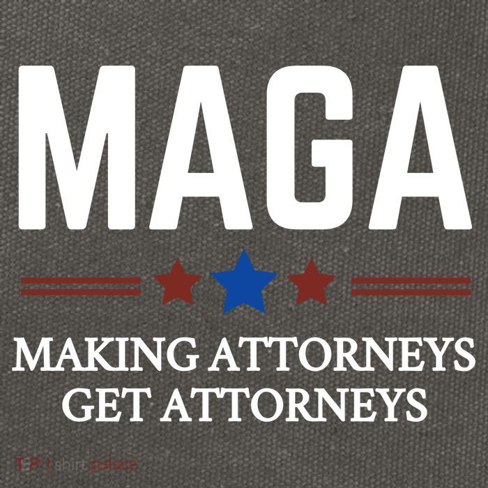 Making Attorneys Get Attorneys Maga Cotton Canvas Backpack