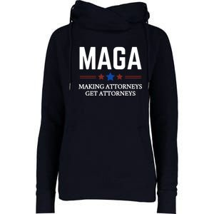 Making Attorneys Get Attorneys Maga Womens Funnel Neck Pullover Hood