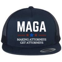 Making Attorneys Get Attorneys Maga Flat Bill Trucker Hat