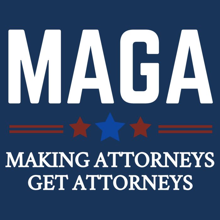 Making Attorneys Get Attorneys Maga Flat Bill Trucker Hat