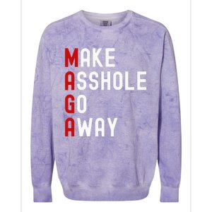 Make Asshole Go Away Colorblast Crewneck Sweatshirt