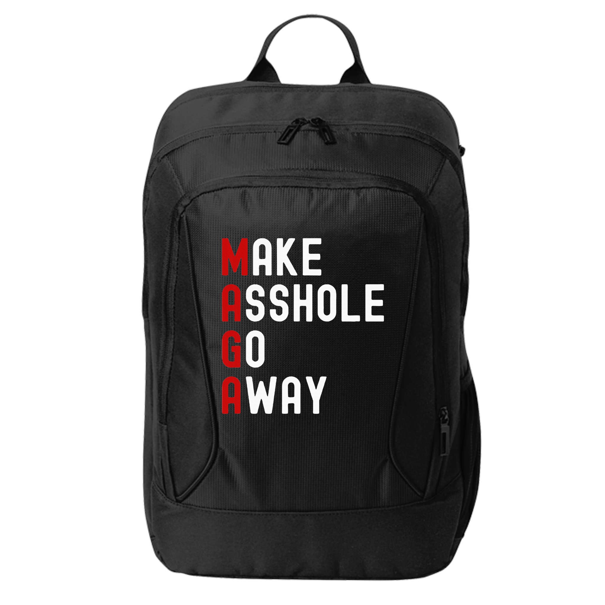Make Asshole Go Away City Backpack