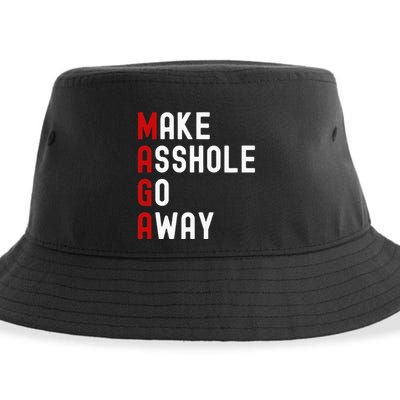 Make Asshole Go Away Sustainable Bucket Hat