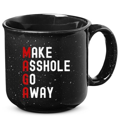 Make Asshole Go Away 15oz Campfire Ceramic Mug