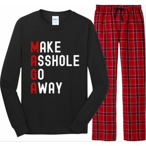 Make Asshole Go Away Long Sleeve Pajama Set