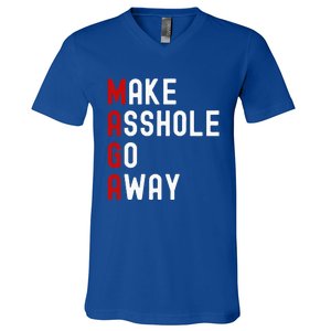 Make Asshole Go Away V-Neck T-Shirt