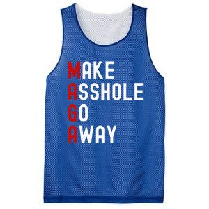 Make Asshole Go Away Mesh Reversible Basketball Jersey Tank