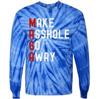 Make Asshole Go Away Tie-Dye Long Sleeve Shirt