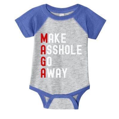 Make Asshole Go Away Infant Baby Jersey Bodysuit