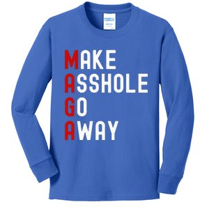 Make Asshole Go Away Kids Long Sleeve Shirt